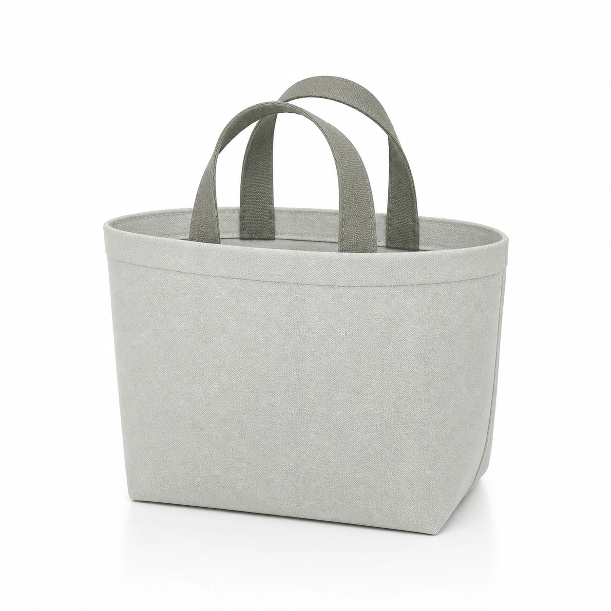 PLANEA Fog mini canvas tote on white background