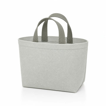 PLANEA Fog mini canvas tote on white background