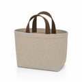 PLANEA Sandstone mini canvas tote on white background