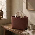 PLANEA Wine mini canvas tote lifestyle concept visual