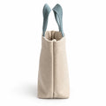 Dune Mini Canvas Tote — side profile on a white background.
