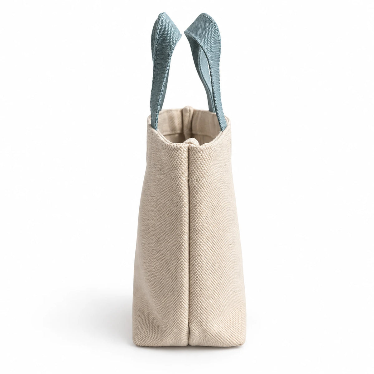 Dune Mini Canvas Tote — side profile on a white background.