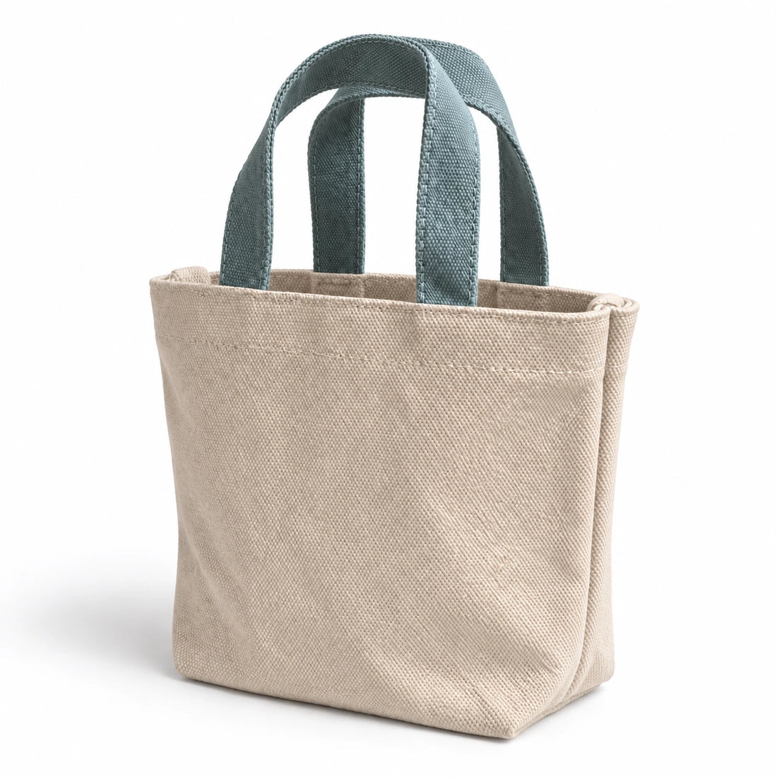 Dune Mini Canvas Tote — front view on a white background.
