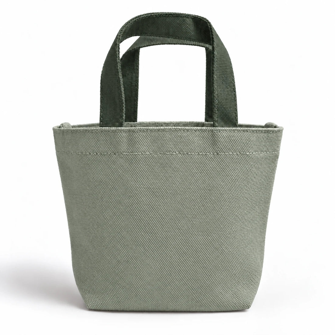 Forest Mini Canvas Tote — front view on a white background.
