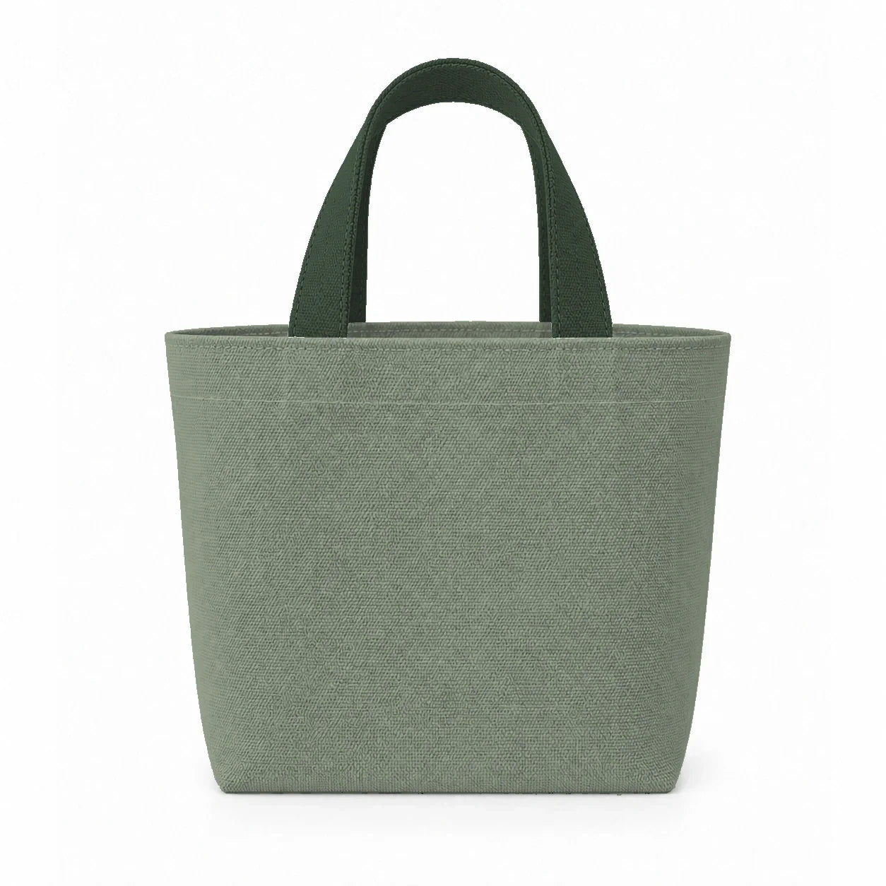 PLANEA Forest mini canvas tote on white background