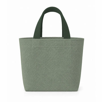 PLANEA Forest mini canvas tote on white background